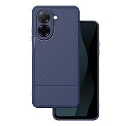 Yksinkertainen hiilikuituinen suojakuori Xiaomi Redmi A5 Globalille (173,45 x 79,35 x 8,45) sininen
