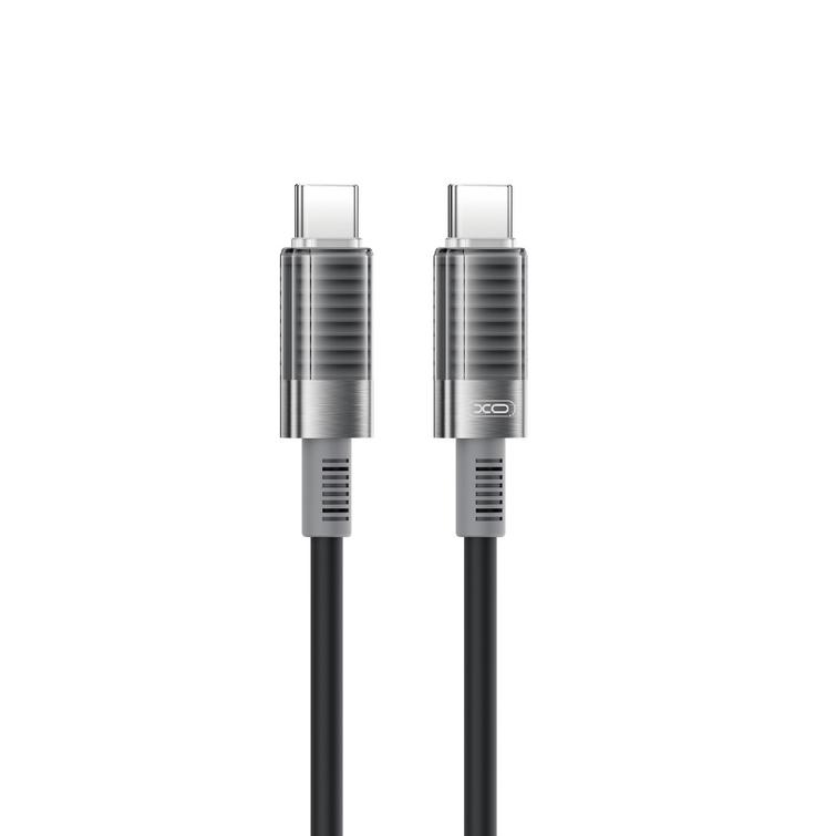 XO-kaapeli NB-Q282B PD USB-C - USB-C 1,0m 60W musta