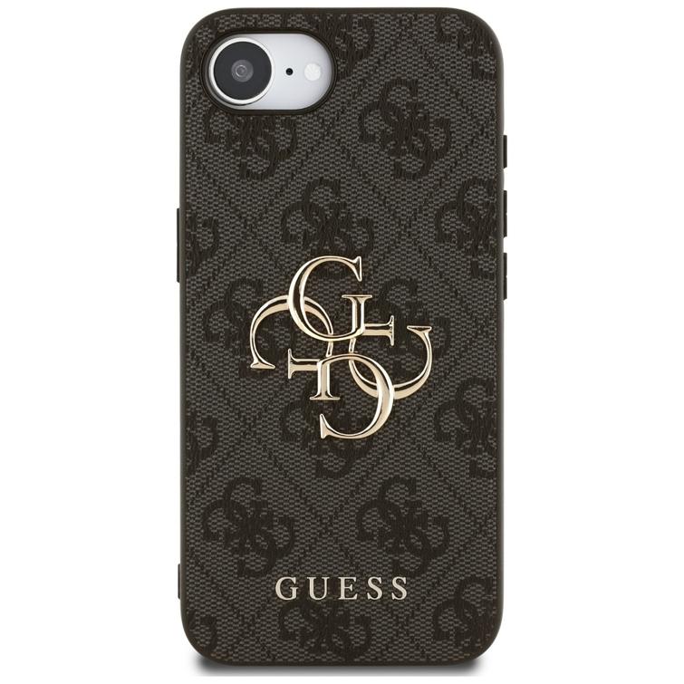 Guess HC 4G PU Big Logo Case for iPhone 16e Black