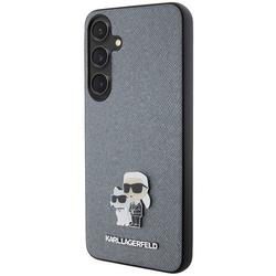 Karl Lagerfeld case for Samsung Galaxy S24 Plus KLHCS24MPSAKCMPG gray HC SAFFIANO KC PIN