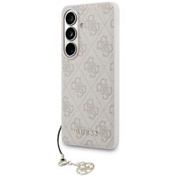 Guess case 4G Classic Logo Charm MagSafe for Samsung Galaxy S26 pink