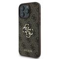 Guess iPhone 16 Pro 6,3" suojakuori GUHCP16L4GMGBR 4G:lle, iso logo, ruskea