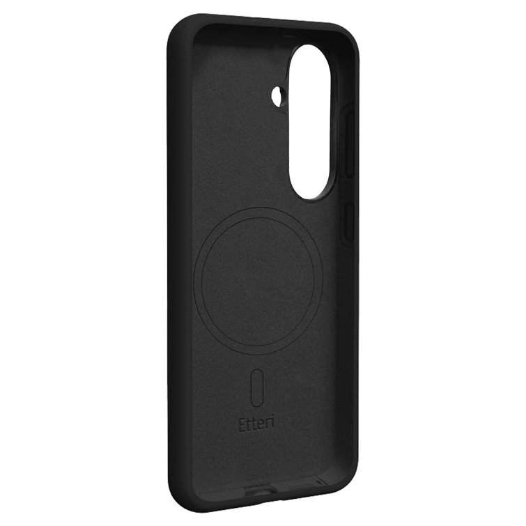 Etteri Silicone Mag kotelo Samsung Galaxy S26 mustalle