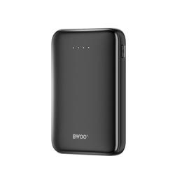 BWOO-varavirtalähde P72 QC 22.5W PD 20W 5000 mAh, jossa 2 x USB-A-porttia ja 1 x USB-C-portti, musta