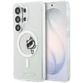 Karl Lagerfeld case IML Peekaboo Choupette MagSafe for Samsung Galaxy S26 Ultra transparent