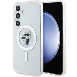 Karl Lagerfeld -suojakuori Samsung Galaxy S24:lle KLHMS24SHGKCNOT l&auml;pin&auml;kyv&auml; HC MAGSAFE IML KC
