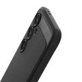 Spigen Rugged Armor -suojakuori Samsung Galaxy S24 FE:lle mattamusta