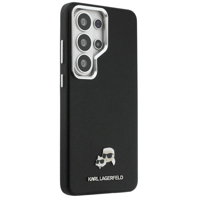 Karl Lagerfeld case Saffiano KC Metal Logo MagSafe for Samsung Galaxy S26 Ultra black