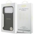 Etui Guess Grained Ring MagSafe do&nbsp; &nbsp; &nbsp; &nbsp;iPhone 17 Pro Max czarny