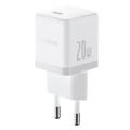 Baseus Palm -pikalaturi 1C 20W USB-C Kuunvalkoinen