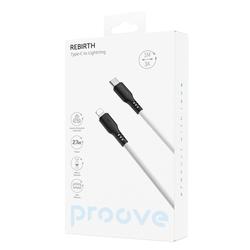 Proove-kaapeli Rebirth USB-C - Lightning 1m 27W biały
