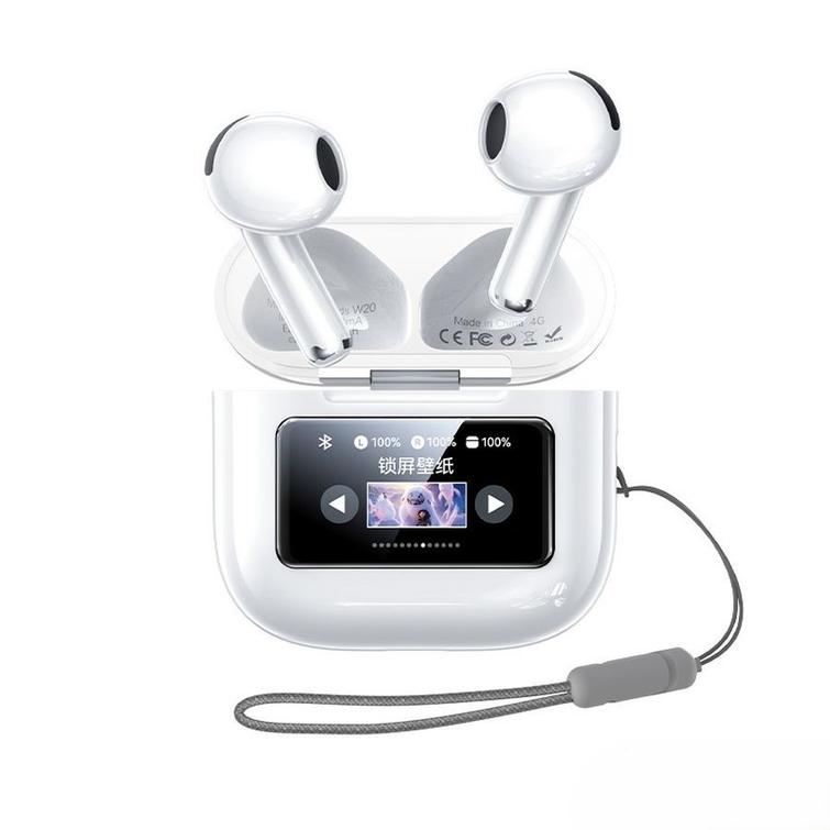 REMAX BLUETOOTH EARPHONES TWS W20 WHITE BT 5.4