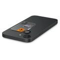 Spigen Optik Pro Glas.tR "EZ Fit" Kamerasuoja iPhone 16E:lle, musta, 2 kpl