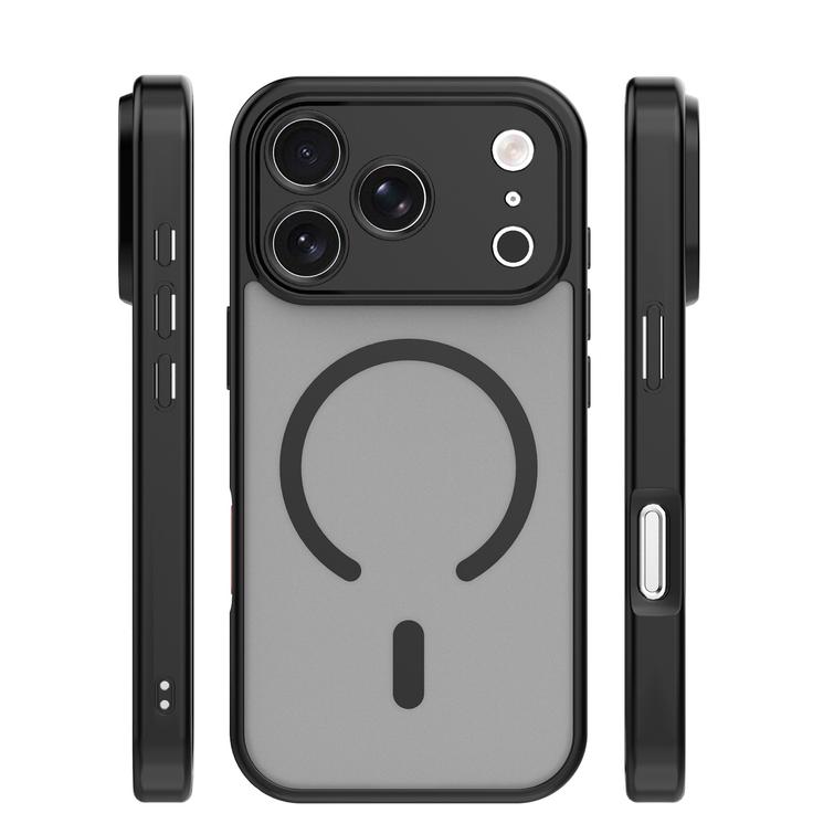 Mag Matt musta kamerasuojalla kuori iPhone 17 Pro Max / 18 Pro Max 6,9'' -mallille