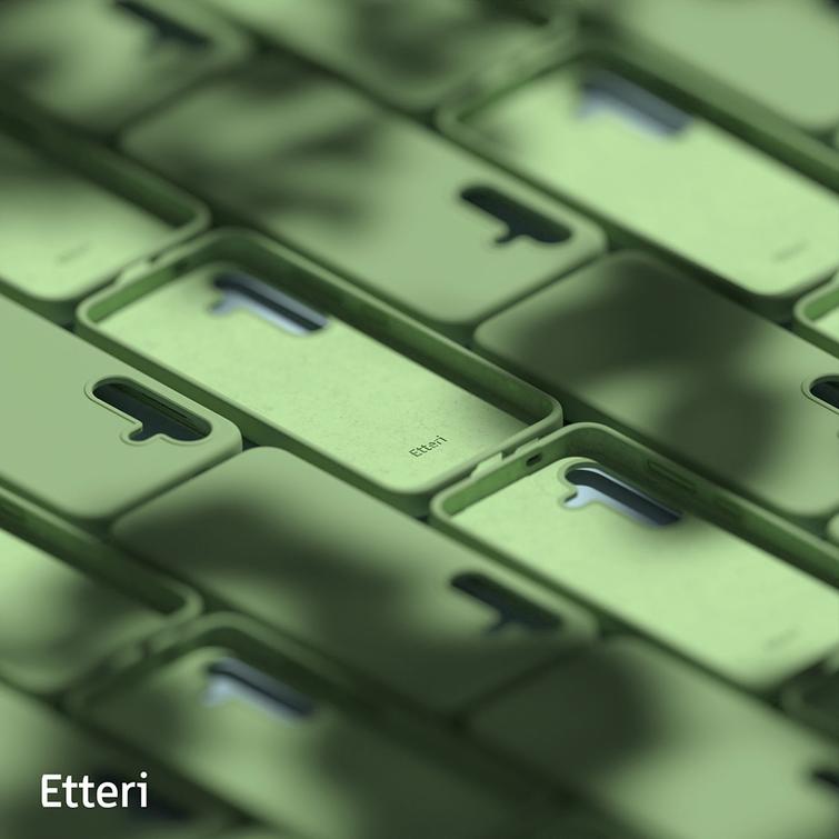 Etteri-silikonikuori Samsung Galaxy S24:lle vaaleanvihre&auml;