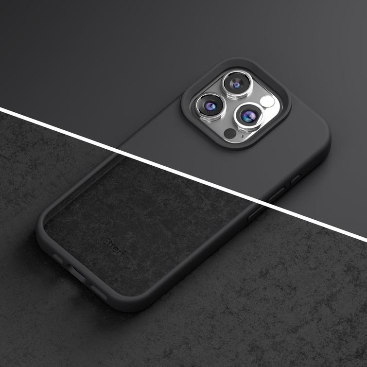 Etteri silikonikotelo iPhone 12 / 12 Pro 6,1" mustalle