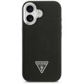 Guess Grained Triangle Logo MagSafe -suojakuori iPhone 17:lle, musta
