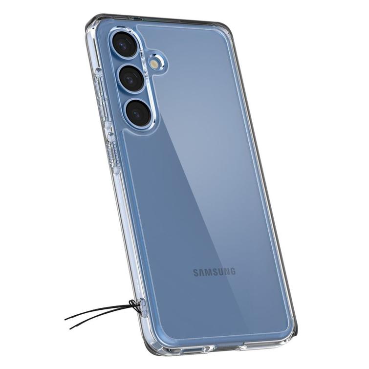 Spigen Ultra Hybrid -suojakuori Samsung Galaxy S25:lle, Crystal Clear