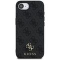 Guess HC MagSafe PU 4G Small 4G and Classic -suojakuori iPhone 16e:lle, musta