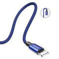 Baseus Yiven USB-Lightning-kaapeli 1,2 m 2A tummansininen
