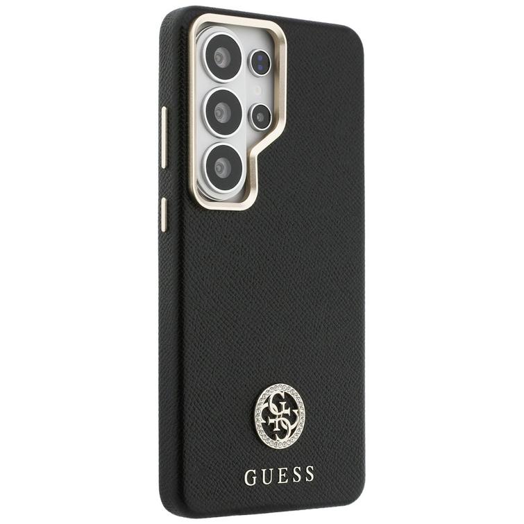 Guess case Rhinestone Round Logo MagSafe for Samsung Galaxy S26 Ultra black