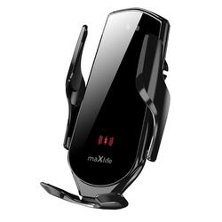 Maxlife-autoteline tuuletusritil&auml;&auml;n MXCH-08 automaattinen langattomalla latauksella musta 15W