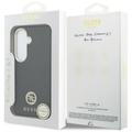 Guess case Rhinestone Round Logo MagSafe for Samsung Galaxy S26 black