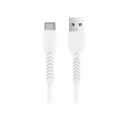 Maxlife MXUC-04 kaapeli USB - USB-C 1,0 m 3A valkoinen