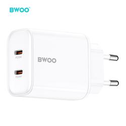 BWOO CDA206 PD 35W sein&auml;laturi 1x USB-C-portti valkoinen