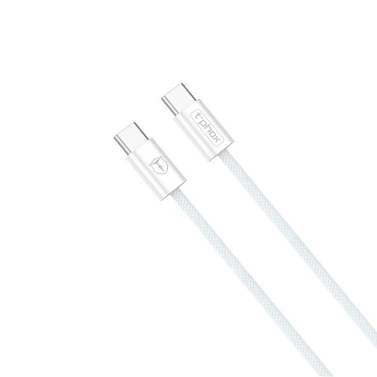 T-PHOX CABLE CC15 SERIES USB-C/USB-C 60W 3A 2M WHITE