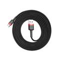 Baseus-kaapeli Cafule USB - USB-C 2,0 m 2A puna-musta