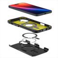 Spigen Tough Armor Mag Magsafe -suojakuori iPhone 16 6,1":lle, musta
