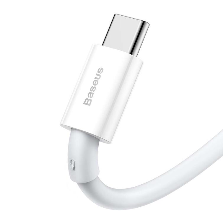 Baseus Superior USB - USB-C -kaapeli 2,0 m valkoinen 66W