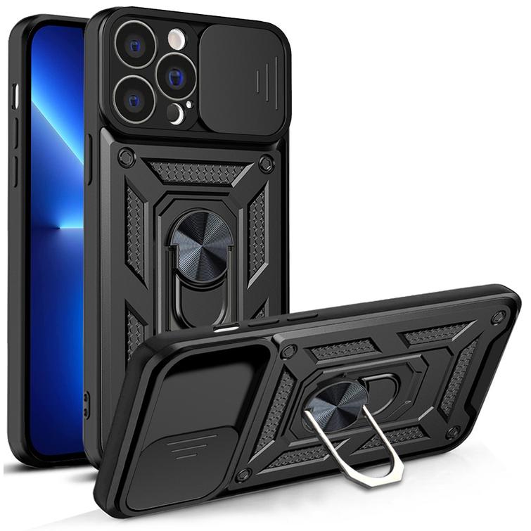 Defender Slide -suojakuori iPhone 13 Pro Maxille 6,7" musta