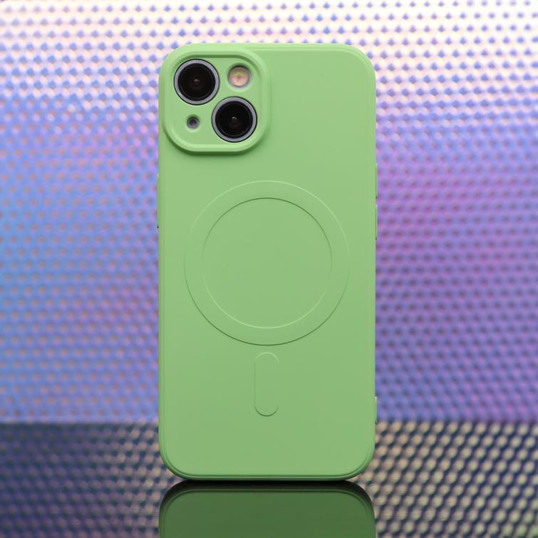 Simple Color Mag -kotelo iPhone 16e / 17e:lle, vaaleanvihre&auml;