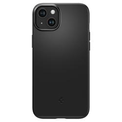Spigen Thin Fit -suojakuori iPhone 15 6,1":lle, musta