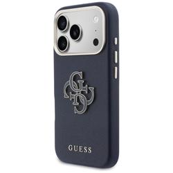 Guess HC PU FW RESIN LOGO SININEN suojakuori iPhone 17 Pro 6,3":lle