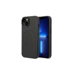 Karl Lagerfeld case for iPhone 14 Plus 6,7" KLHCP14MFWHK black PU Leather case Perforated Logo and Metal Buttons