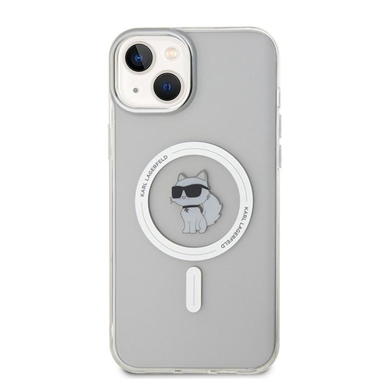 Karl Lagerfeld case for iPhone 15 Plus 6,7" KLHMP15MHFCCNOT transparent HC Magsafe IML C