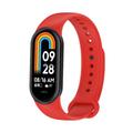 SILICONE STRAP MI BAND 8/M8 (6). RED