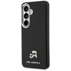 Karl Lagerfeld case Saffiano KC Metal Logo MagSafe for Samsung Galaxy S26 black