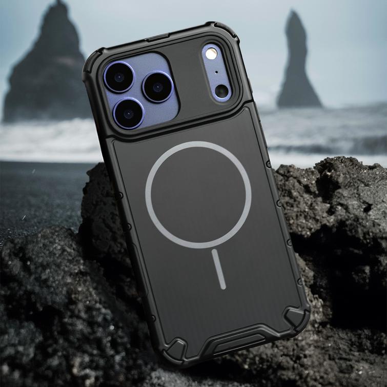 Defender 2in1 Mag -suojakuori iPhone 12 6,1":lle, musta