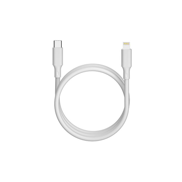 Forever kierrätyskaapeli USB-C - Lightning 1,5m 3A KR12-CL-00 valkoinen