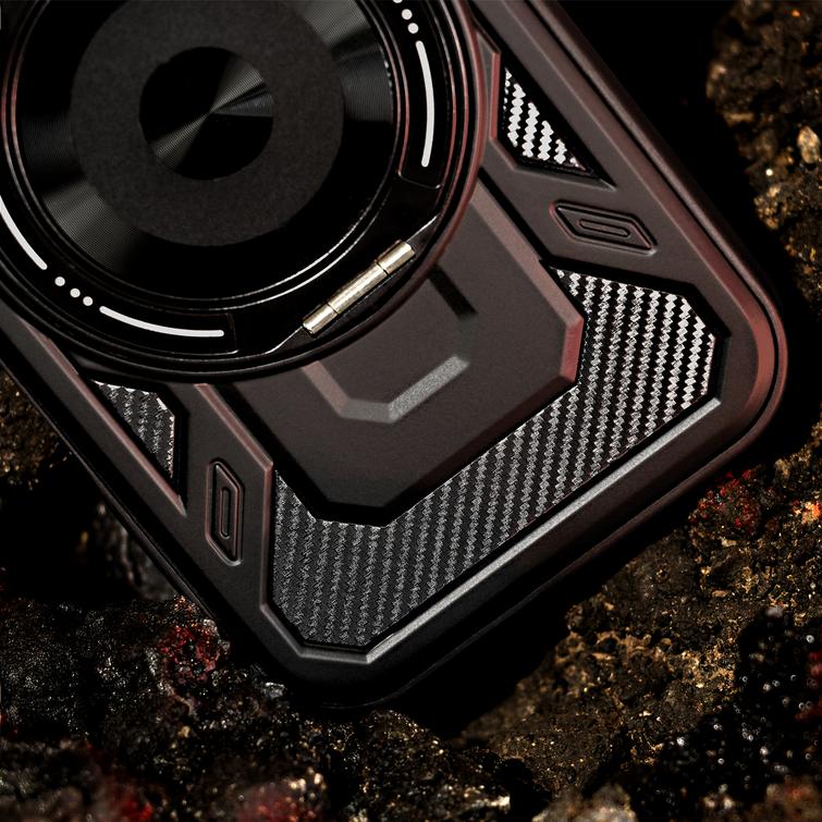 Defender Armor Mag -suojakuori iPhone 16 6,1":lle, musta