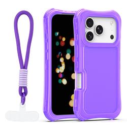 Safepop case with strap for iPhone 17 Pro Max 6,9" purple