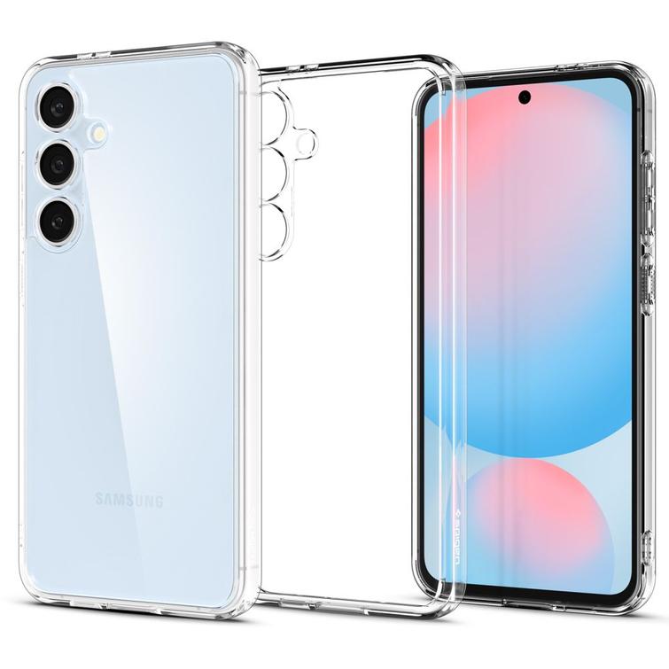 Spigen Ultra Hybrid -suojakuori Samsung Galaxy S24 FE:lle, kristallinkirkas