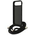 Guess 4G Big Logo Cord Stap -olkalaukku iPhone Airille, ruskea