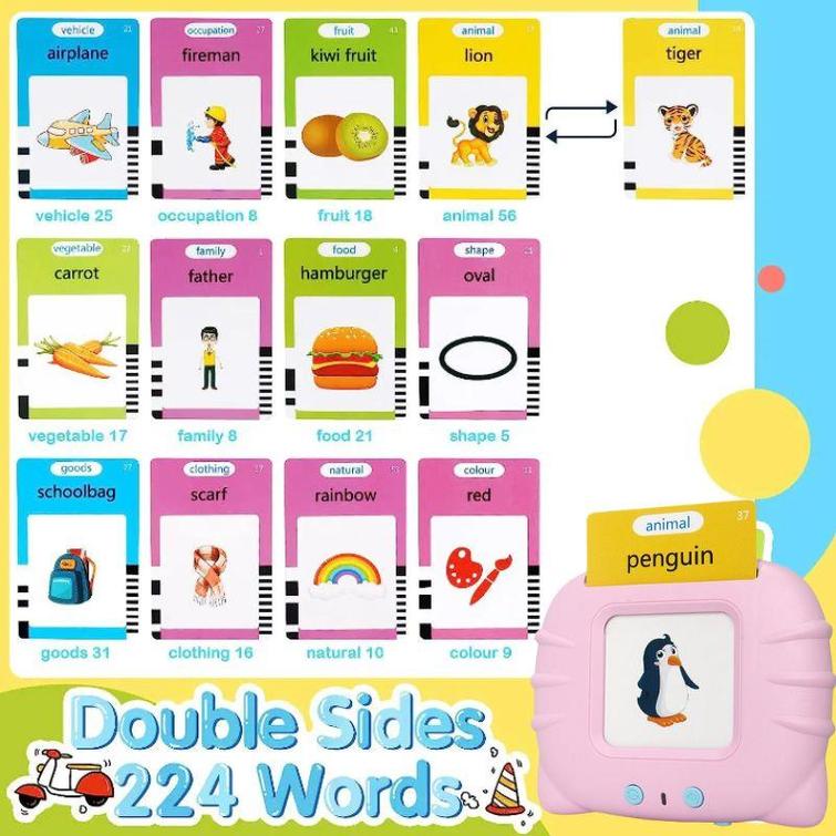 ENGLISH LEARNING DEVICE CAT PINK