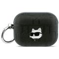 Karl Lagerfeld Monogram Choupette Head case for AirPods Pro 3 black