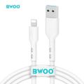 BWOO USB-kaapeli - Lightning 1m 3A Valkoinen X172L